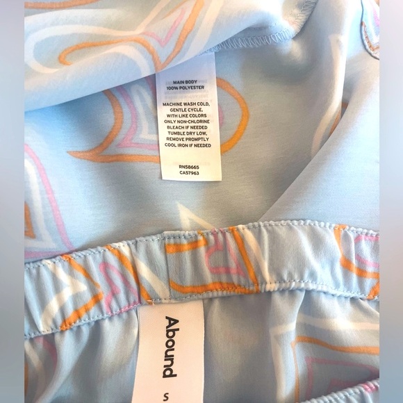 NWT • Abound • Women’s Pajama Set • Baby Blue & Hearts • S - Picture 4 of 4